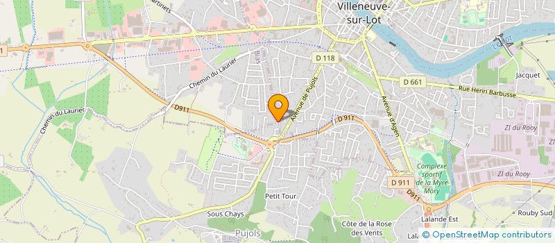 localisation de l'entreprise MONSIEUR FOUAD ELGHIAT à PUJOLS