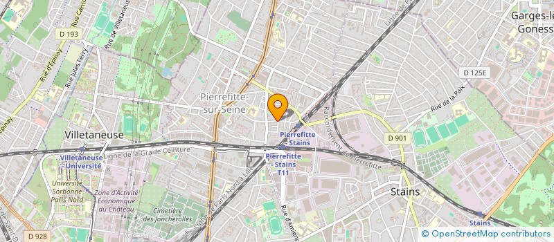 localisation de l'entreprise MONSIEUR FOUAD ELHAMANI à PIERREFITTE-SUR-SEINE