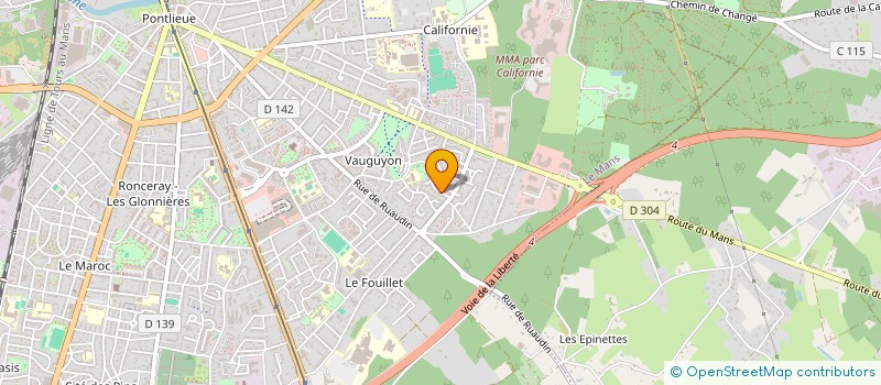 localisation de l'entreprise MONSIEUR FOUAD ERRABIA  LE MANS