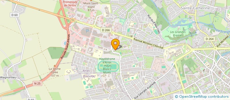 localisation de l'entreprise MONSIEUR FOUAD ESSABAOUNI à ARRAS