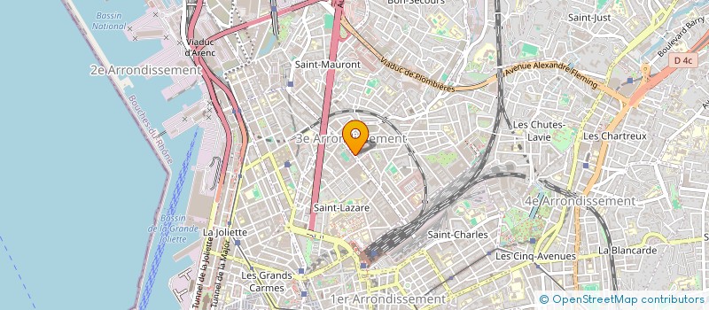 localisation de l'entreprise MONSIEUR FOUAD ESSABBAR à MARSEILLE