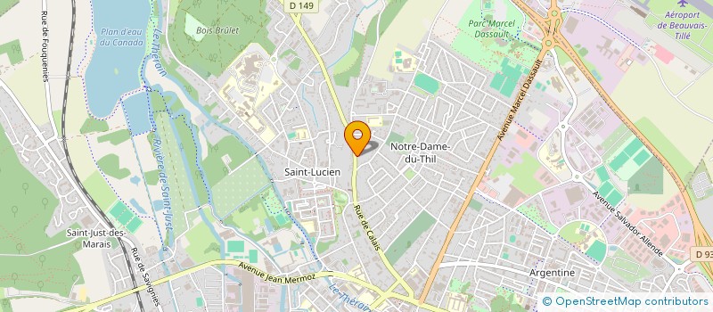 localisation de l'entreprise MONSIEUR FOUAD ESSAIDI  BEAUVAIS