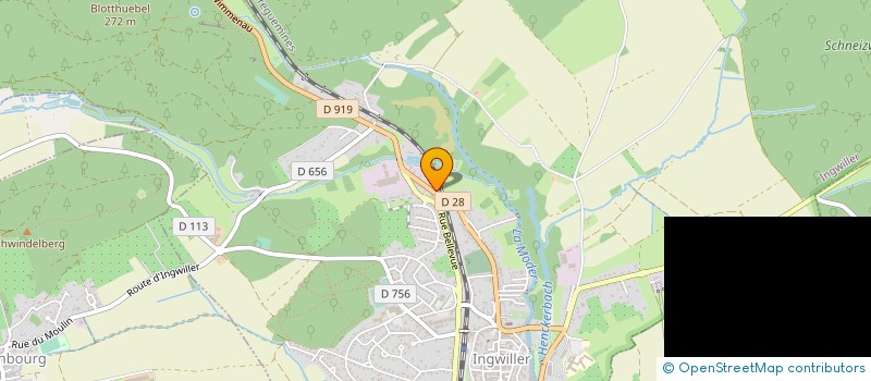 localisation de l'entreprise MONSIEUR FOUAD FARSI  INGWILLER