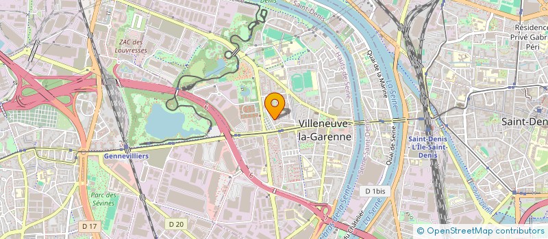 localisation de l'entreprise MONSIEUR FOUAD GUERJOUMA  VILLENEUVE-LA-GARENNE