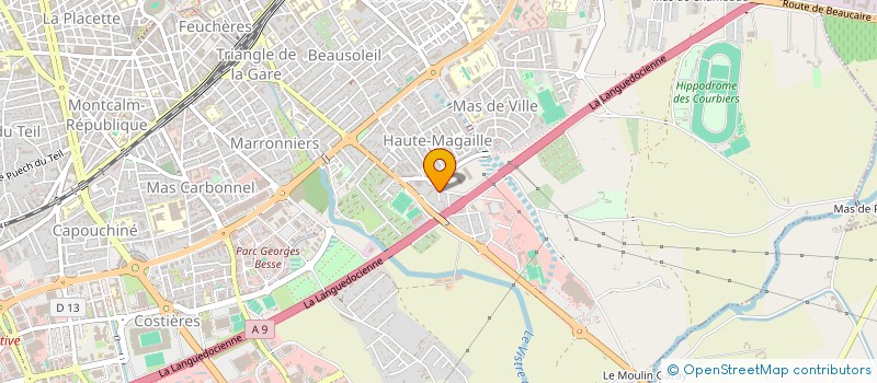 localisation de l'entreprise MONSIEUR FOUAD HADI  NIMES