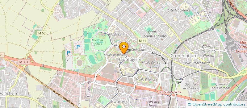 localisation de l'entreprise MONSIEUR FOUAD HAJAJ à STRASBOURG