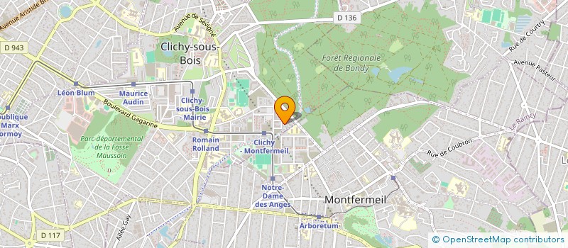 localisation de l'entreprise MONSIEUR FOUAD HAJJI à CLICHY-SOUS-BOIS