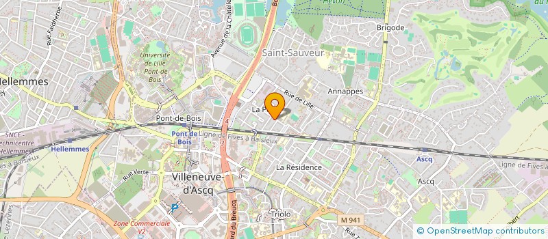 localisation de l'entreprise MONSIEUR FOUAD HAMITOUCHE  RIVES