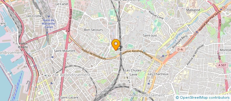localisation de l'entreprise MONSIEUR FOUAD HAMMOUCHE à MARSEILLE