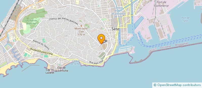 localisation de l'entreprise MONSIEUR FOUAD HAMOUYA  SETE