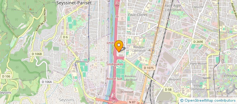 localisation de l'entreprise MONSIEUR FOUAD KAAB à GRENOBLE