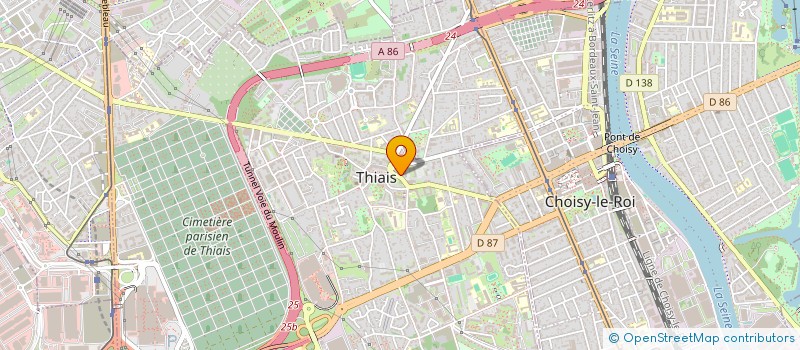 localisation de l'entreprise MONSIEUR FOUAD KADDANI  THIAIS