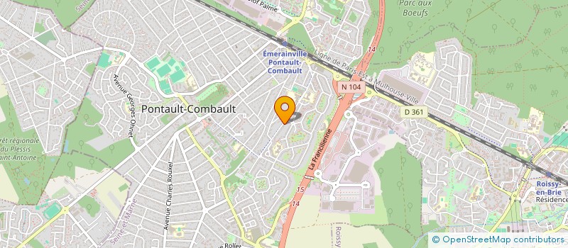 localisation de l'entreprise MONSIEUR FOUAD KISSI à PONTAULT-COMBAULT
