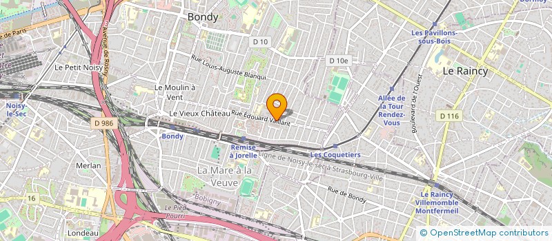 localisation de l'entreprise MONSIEUR FOUAD LABBACI  BONDY