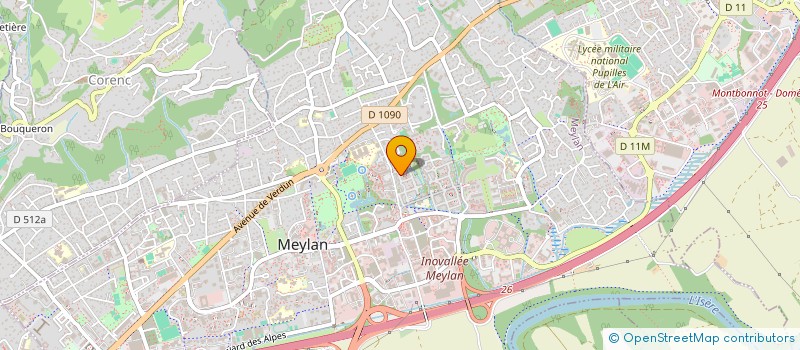 localisation de l'entreprise MONSIEUR FOUAD LADMIA  MEYLAN