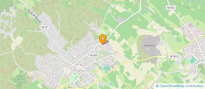 localisation de l'entreprise MONSIEUR FOUAD LAFENDI  PIGNAN