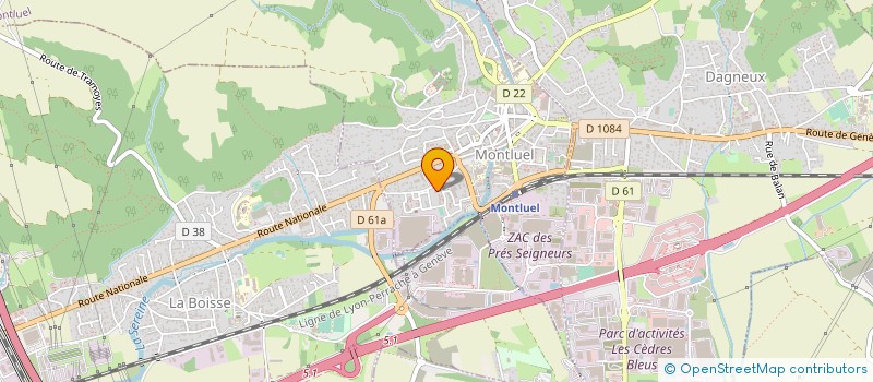 localisation de l'entreprise MONSIEUR FOUAD LAKRICHI  MONTLUEL