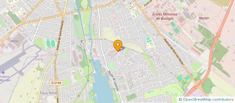 localisation de l'entreprise MONSIEUR FOUAD LAMNAOUAR  BOURGES