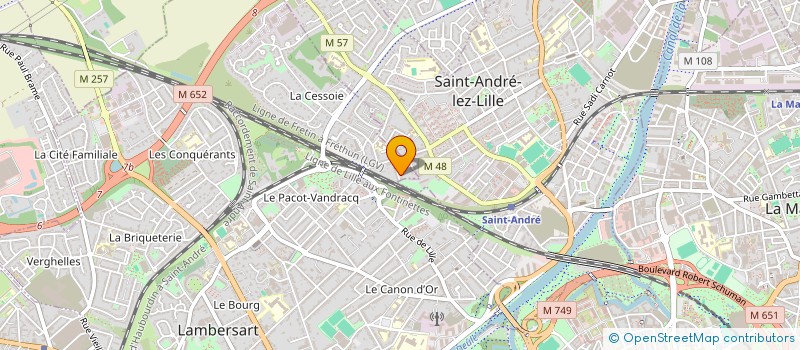 localisation de l'entreprise MONSIEUR FOUAD LOUAHEM-M'SABAH  LAMBERSART