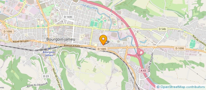 localisation de l'entreprise MONSIEUR FOUAD M'HAMDI  BOURGOIN-JALLIEU