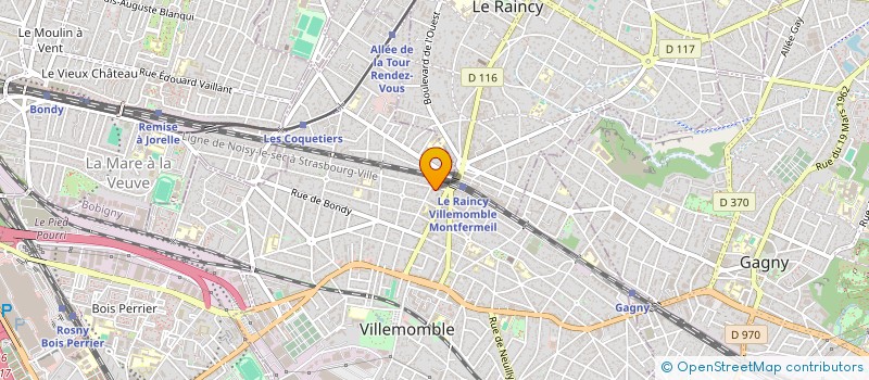 localisation de l'entreprise MONSIEUR FOUAD MAHMOUD  VILLEMOMBLE