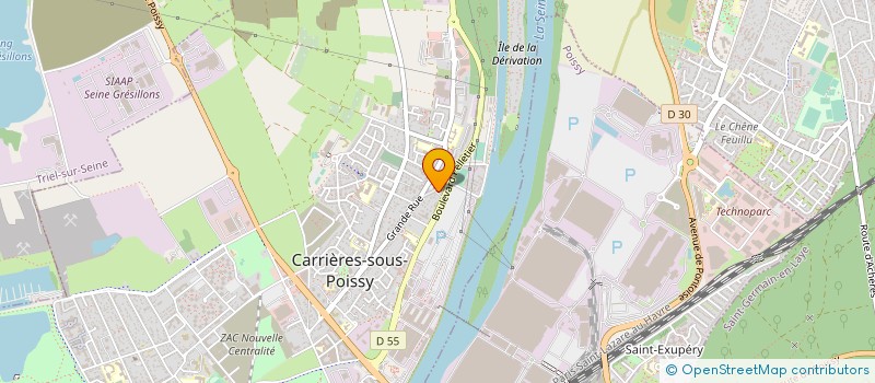 localisation de l'entreprise MONSIEUR FOUAD MASMAR  CARRIERES-SOUS-POISSY