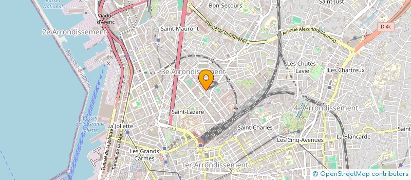 localisation de l'entreprise MONSIEUR FOUAD MESDOUA à MARSEILLE