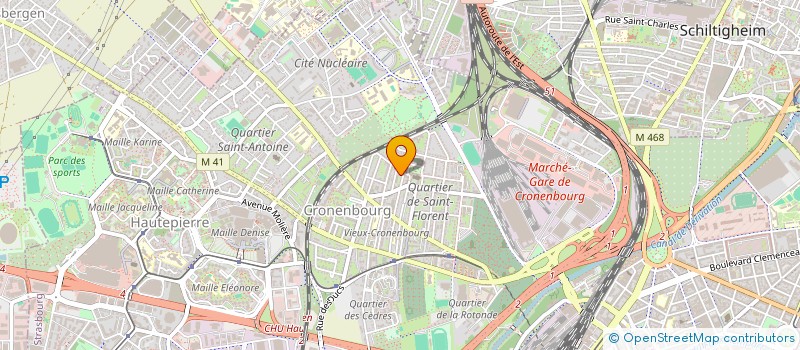 localisation de l'entreprise MONSIEUR FOUAD MOUSALLI à STRASBOURG