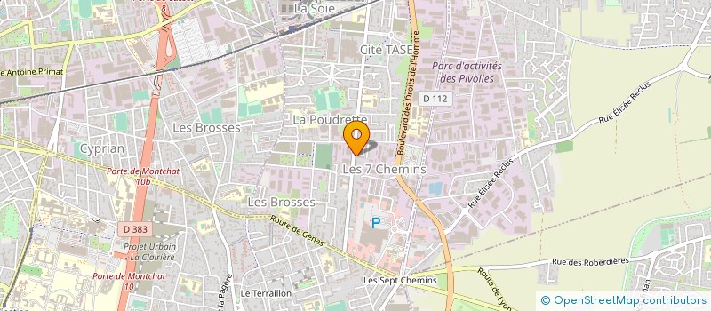 localisation de l'entreprise MONSIEUR FOUAD NAKOURI  VAULX-EN-VELIN