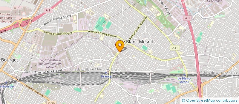 localisation de l'entreprise MONSIEUR FOUAD OUAHMED à LE BLANC-MESNIL