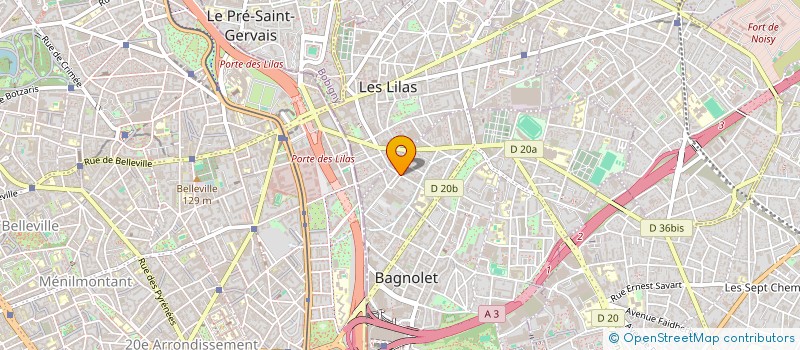 localisation de l'entreprise MONSIEUR FOUAD OUATAH à BAGNOLET