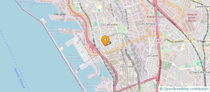 localisation de l'entreprise MONSIEUR FOUAD OUHADDA  MARSEILLE