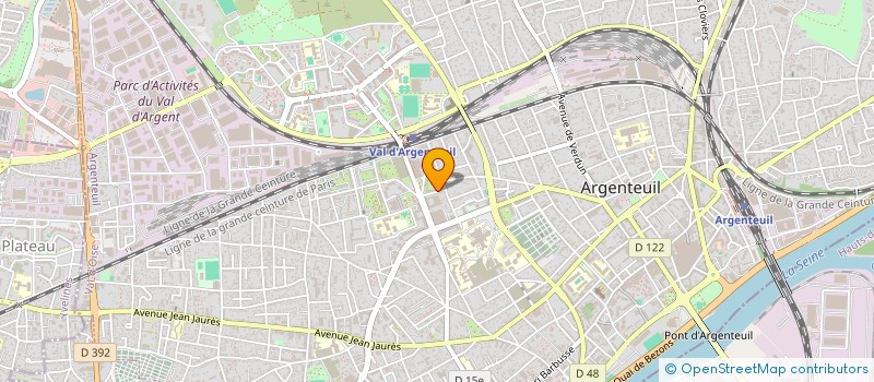 localisation de l'entreprise MONSIEUR FOUAD PETER  ARGENTEUIL