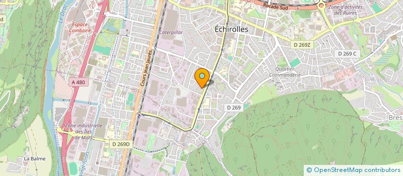 localisation de l'entreprise MONSIEUR FOUAD RIGUET  ECHIROLLES