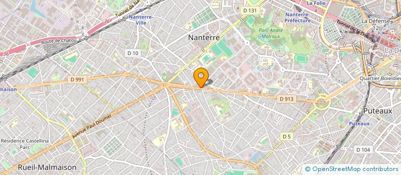 localisation de l'entreprise MONSIEUR FOUAD SACI  NANTERRE