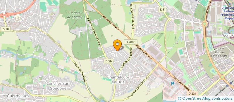 localisation de l'entreprise MONSIEUR FOUAD SANSA  CHANTELOUP-EN-BRIE