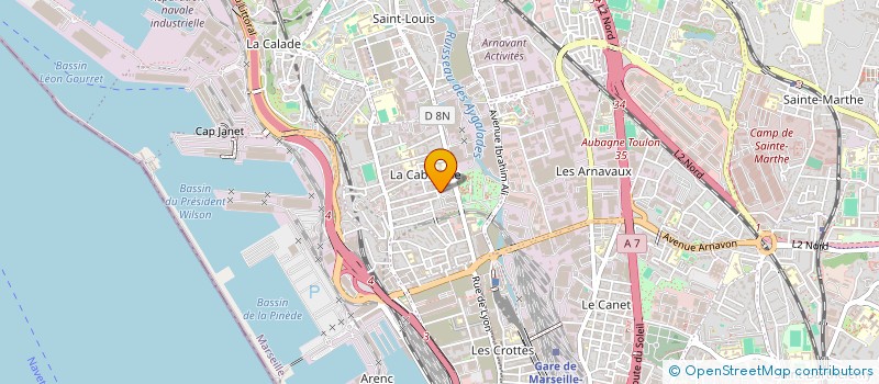 localisation de l'entreprise MONSIEUR FOUAD TAIEB-CHAHAIMA à MARSEILLE