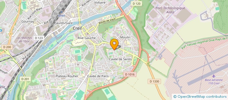 localisation de l'entreprise MONSIEUR FOUAD TITOUNI  CREIL