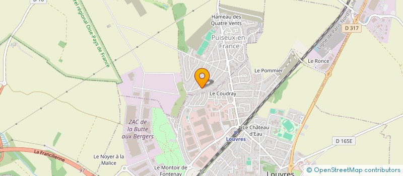 localisation de l'entreprise MONSIEUR FOUAD YAHIA  PUISEUX-EN-FRANCE