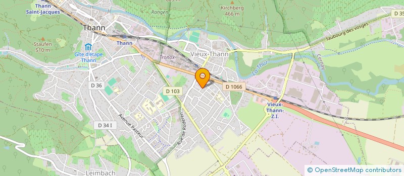 localisation de l'entreprise MONSIEUR FOUAD YAKOUBI  VIEUX-THANN