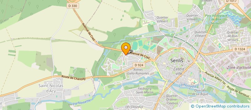 localisation de l'entreprise MONSIEUR FOUAD ZAROUALI  SENLIS