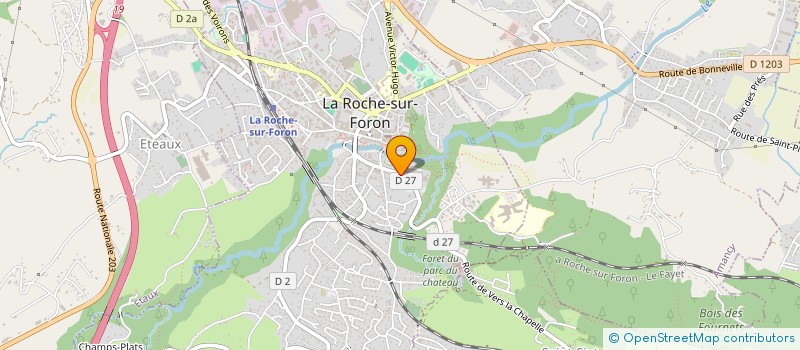 localisation de l'entreprise MONSIEUR FOUAD ZEIN  LA ROCHE-SUR-FORON