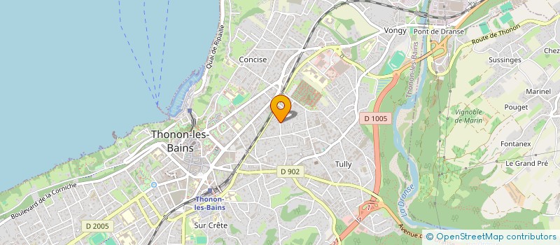 localisation de l'entreprise MONSIEUR FOUAD ZITOUR à THONON-LES-BAINS