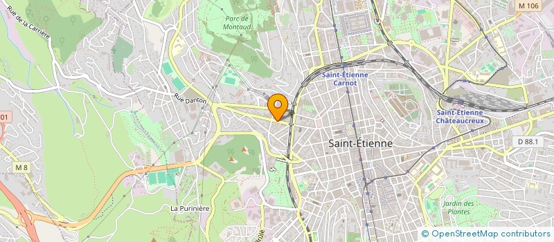 localisation de l'entreprise MONSIEUR FOUAD ZIZI  SAINT-ETIENNE