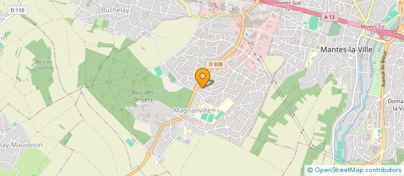 localisation de l'entreprise MONSIEUR FOUADE BELAID  MAGNANVILLE