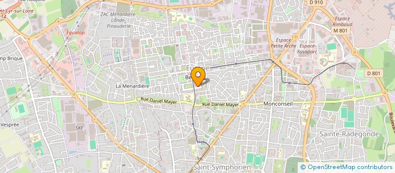 localisation de l'entreprise MONSIEUR FOUADE OUAKRIM  TOURS