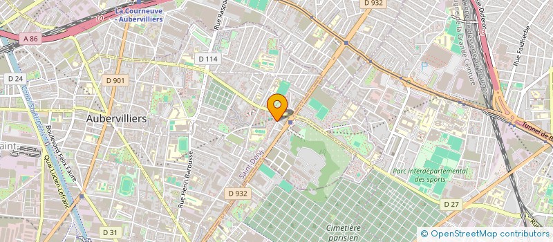 localisation de l'entreprise MONSIEUR FOUAZ LAFDAL  AUBERVILLIERS