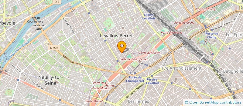 localisation de l'entreprise MONSIEUR FOUCAUD DU MERLE à LEVALLOIS-PERRET