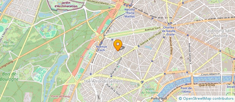 localisation de l'entreprise MONSIEUR FOUCAUD JAULIN  NEUILLY-SUR-SEINE