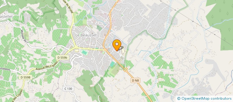 localisation de l'entreprise MONSIEUR FOUCAULD BROCARD  LE BEAUSSET